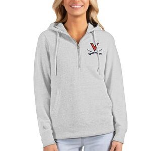 NWT Women's Antigua Virginia Cavaliers Action Half-Zip Pullover Hoodie~Large~$49